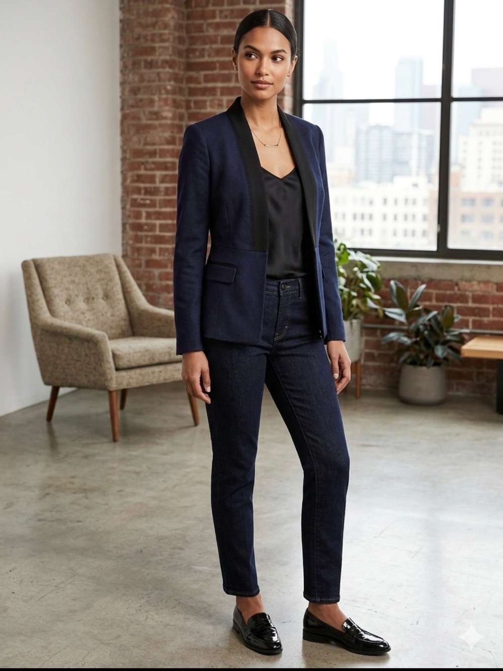 Banana Republic Tuxedo Blazer – Size 00 Petite